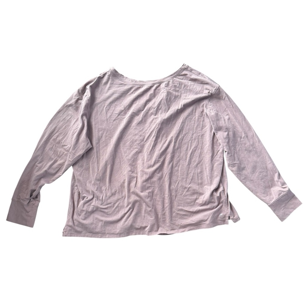 🌼5 For $25🌼 L.LBean Women's Light Purple Long Sleeve Top Size XL